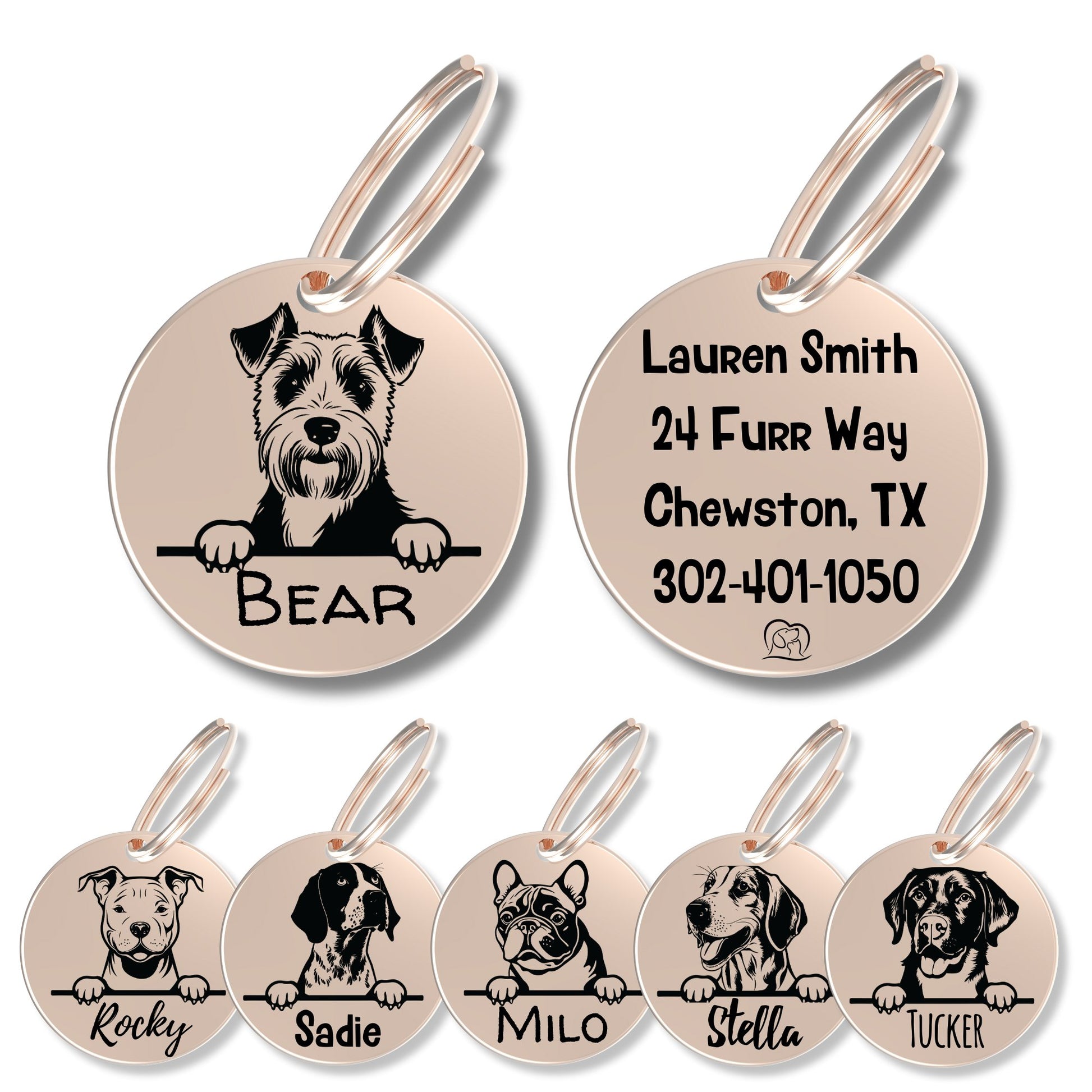 Breed Dog Tag - Personalized Breed Dog Tag (Airedale Terrier)
