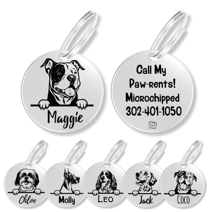 Breed Dog Tag - Personalized Breed Dog Tag (American Bully)
