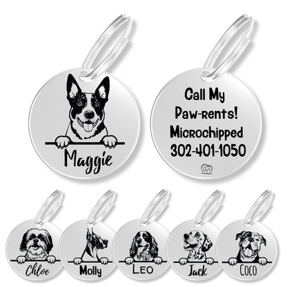 Breed Dog Tag - Personalized Breed Dog Tag (Australian Cattl)