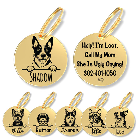 Breed Dog Tag - Personalized Breed Dog Tag (Australian Cattl)