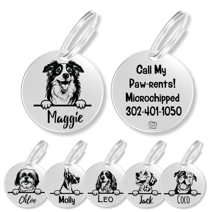 Breed Dog Tag - Personalized Breed Dog Tag (Australian Sheph)