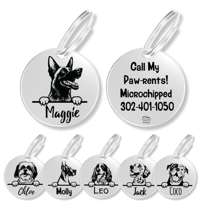 Breed Dog Tag - Personalized Breed Dog Tag (Belgian Malinois)