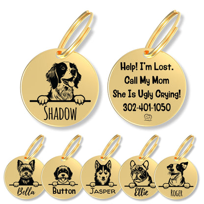 Breed Dog Tag - Personalized Breed Dog Tag (Brittany Spaniel)