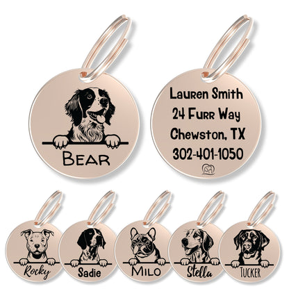 Breed Dog Tag - Personalized Breed Dog Tag (Brittany Spaniel)
