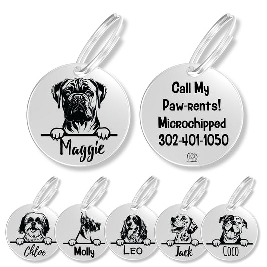 Breed Dog Tag - Personalized Breed Dog Tag (Bullmastiff)