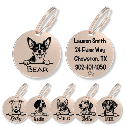 Breed Dog Tag - Personalized Breed Dog Tag (Chihuahua)