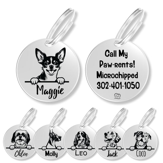 Breed Dog Tag - Personalized Breed Dog Tag (Chihuahua)