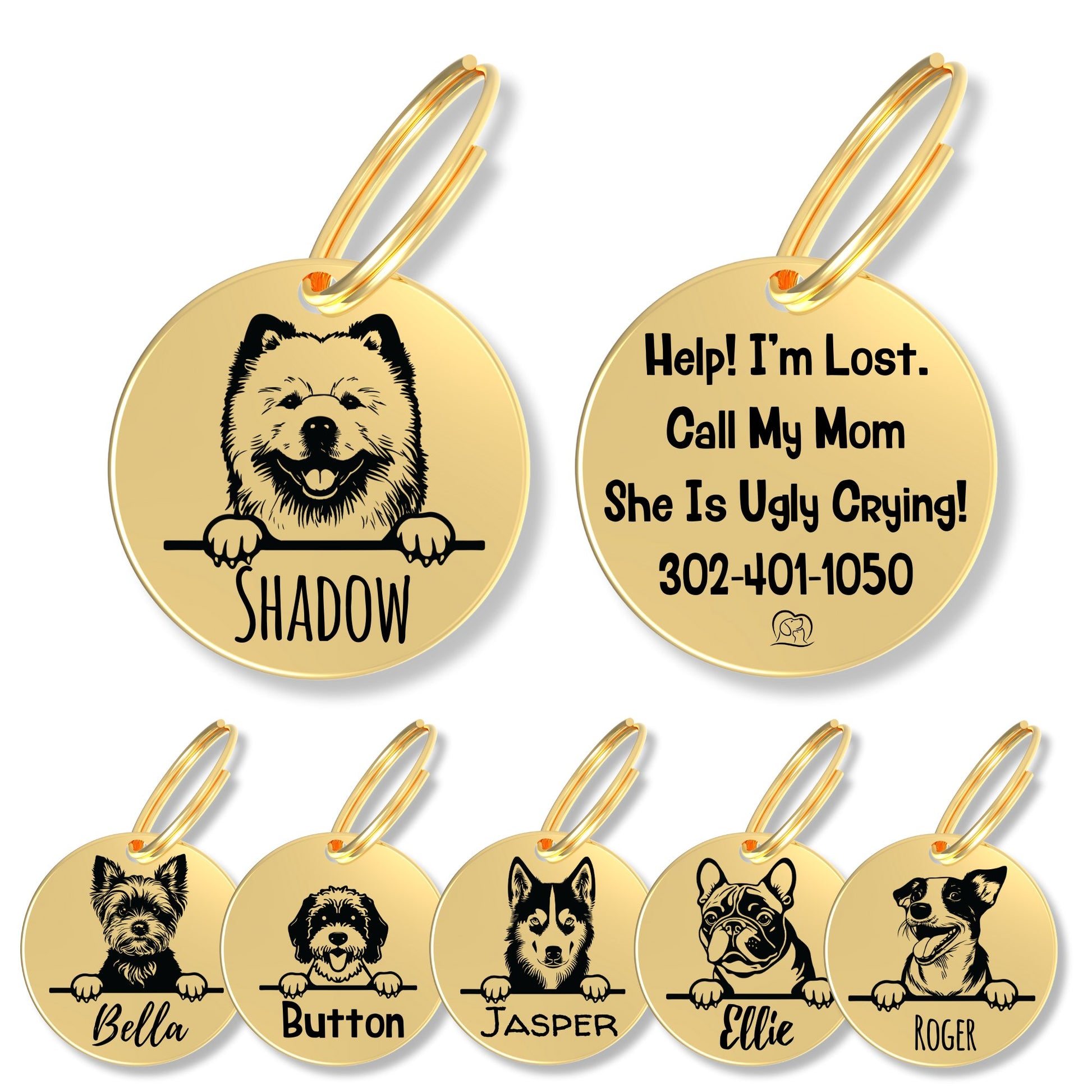 Breed Dog Tag - Personalized Breed Dog Tag (Chow Chow)