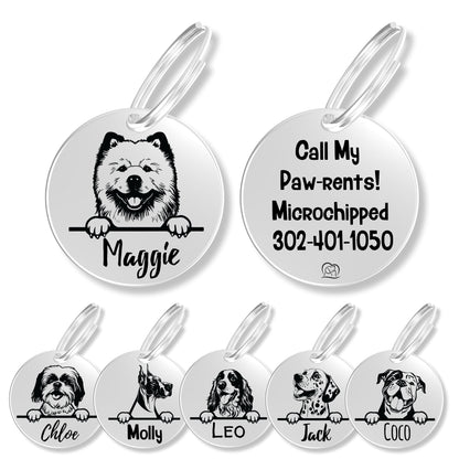 Breed Dog Tag - Personalized Breed Dog Tag (Chow Chow)