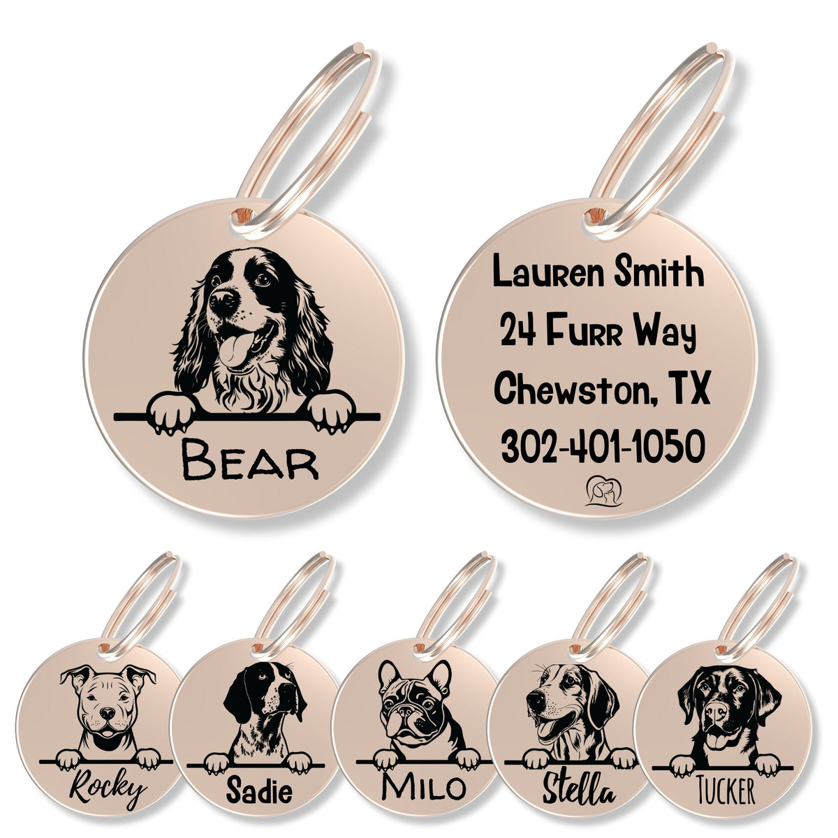 Breed Dog Tag - Personalized Breed Dog Tag (Cockerspaniel)