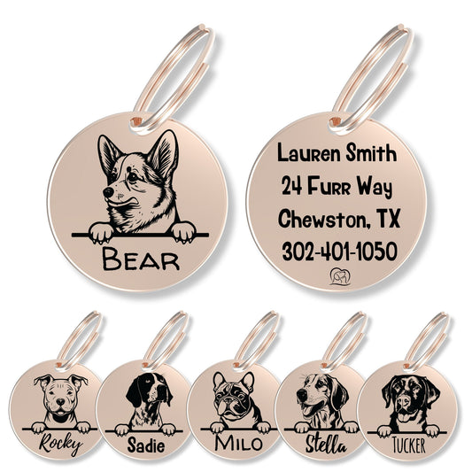 Breed Dog Tag - Personalized Breed Dog Tag (Corgi)