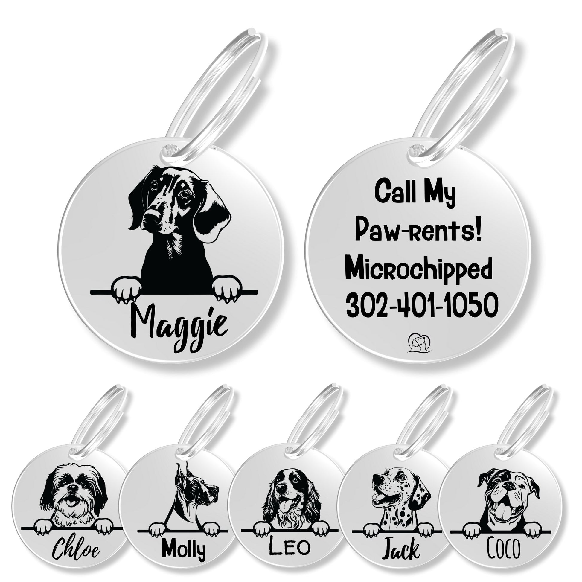 Breed Dog Tag - Personalized Breed Dog Tag (Dachshund)
