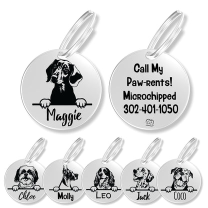 Breed Dog Tag - Personalized Breed Dog Tag (Dachshund)