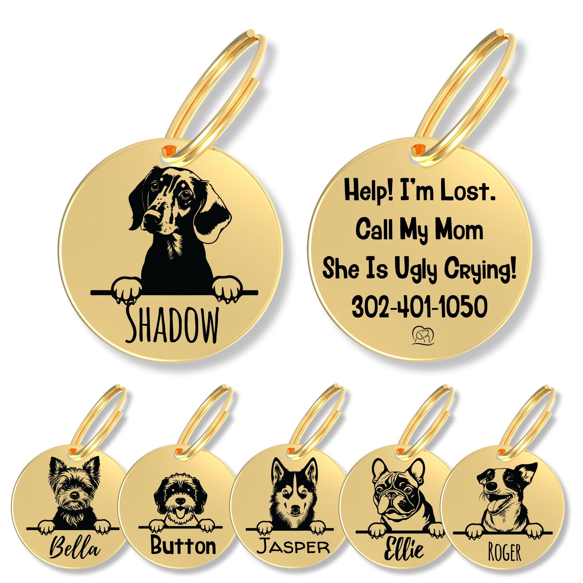 Breed Dog Tag - Personalized Breed Dog Tag (Dachshund)