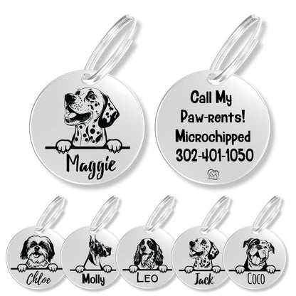 Breed Dog Tag - Personalized Breed Dog Tag (Dalmatian)