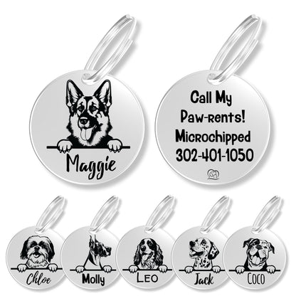 Breed Dog Tag - Personalized Breed Dog Tag (German Shephard)