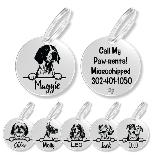 Breed Dog Tag - Personalized Breed Dog Tag (German Shorthair)