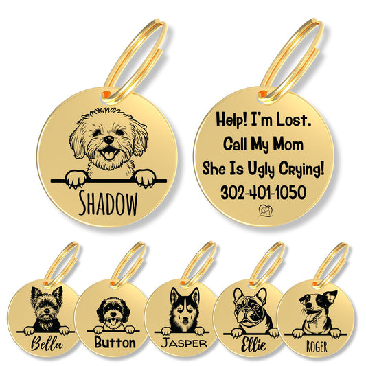 Breed Dog Tag - Personalized Breed Dog Tag (Maltese)