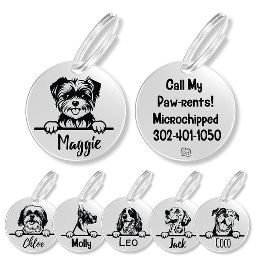 Breed Dog Tag - Personalized Breed Dog Tag (Morkie)