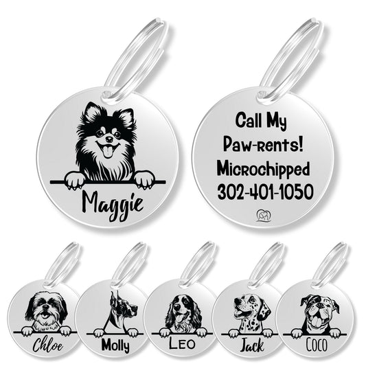 Breed Dog Tag - Personalized Breed Dog Tag (Pomeranian)