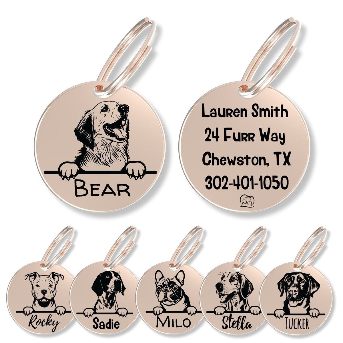 Breed Dog Tag - Personalized Breed Dog Tag (Pyranees)