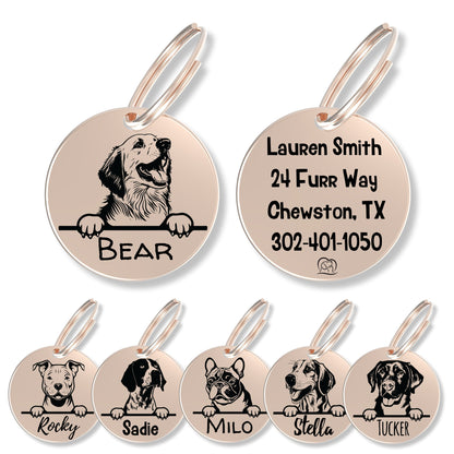 Breed Dog Tag - Personalized Breed Dog Tag (Pyranees)