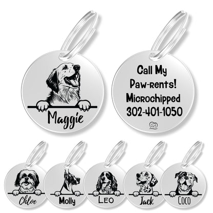 Breed Dog Tag - Personalized Breed Dog Tag (Pyranees)