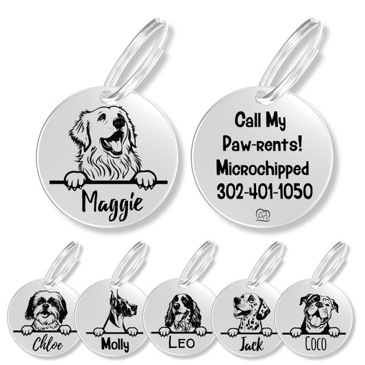 Breed Dog Tag - Personalized Breed Dog Tag (Pyrenean Mountai)