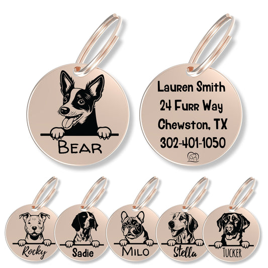 Breed Dog Tag - Personalized Breed Dog Tag (Rat Terrier)