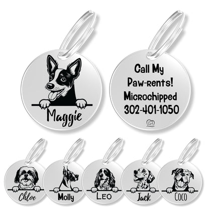 Breed Dog Tag - Personalized Breed Dog Tag (Rat Terrier)
