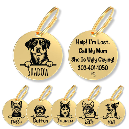 Breed Dog Tag - Personalized Breed Dog Tag (Rotweiller)