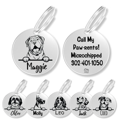Breed Dog Tag - Personalized Breed Dog Tag (Shar Pei)