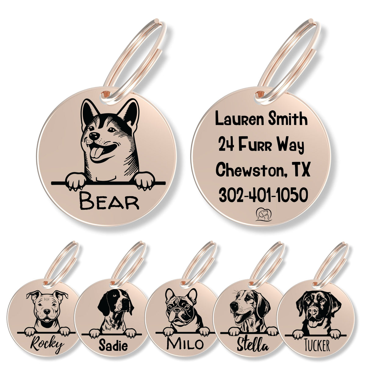 Breed Dog Tag - Personalized Breed Dog Tag (Shiba Inu)