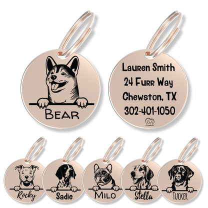 Breed Dog Tag - Personalized Breed Dog Tag (Shiba Inu)