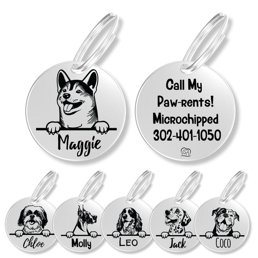 Breed Dog Tag - Personalized Breed Dog Tag (Shiba Inu)