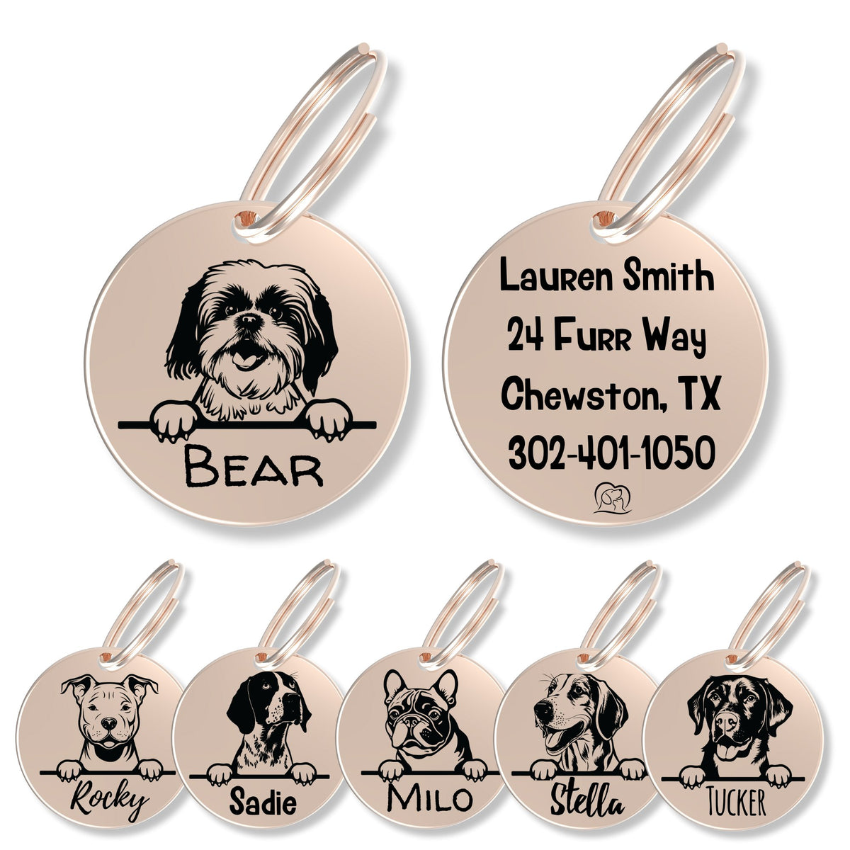 Breed Dog Tag - Personalized Breed Dog Tag (Shih Tzu)