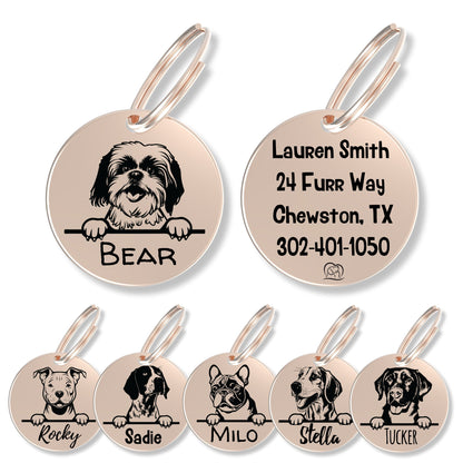 Breed Dog Tag - Personalized Breed Dog Tag (Shih Tzu)