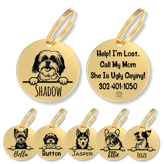 Breed Dog Tag - Personalized Breed Dog Tag (Shih Tzu)