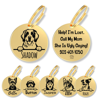 Breed Dog Tag - Personalized Breed Dog Tag (St Bernard)