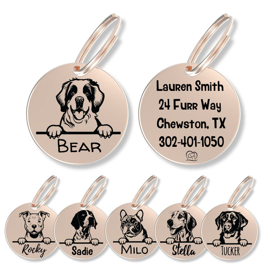 Breed Dog Tag - Personalized Breed Dog Tag (St Bernard)