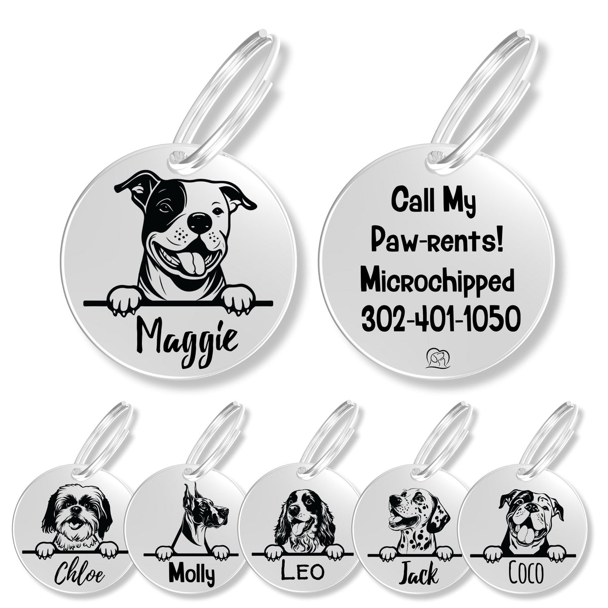 Breed Dog Tag - Personalized Breed Dog Tag (Staffordshire Bu)