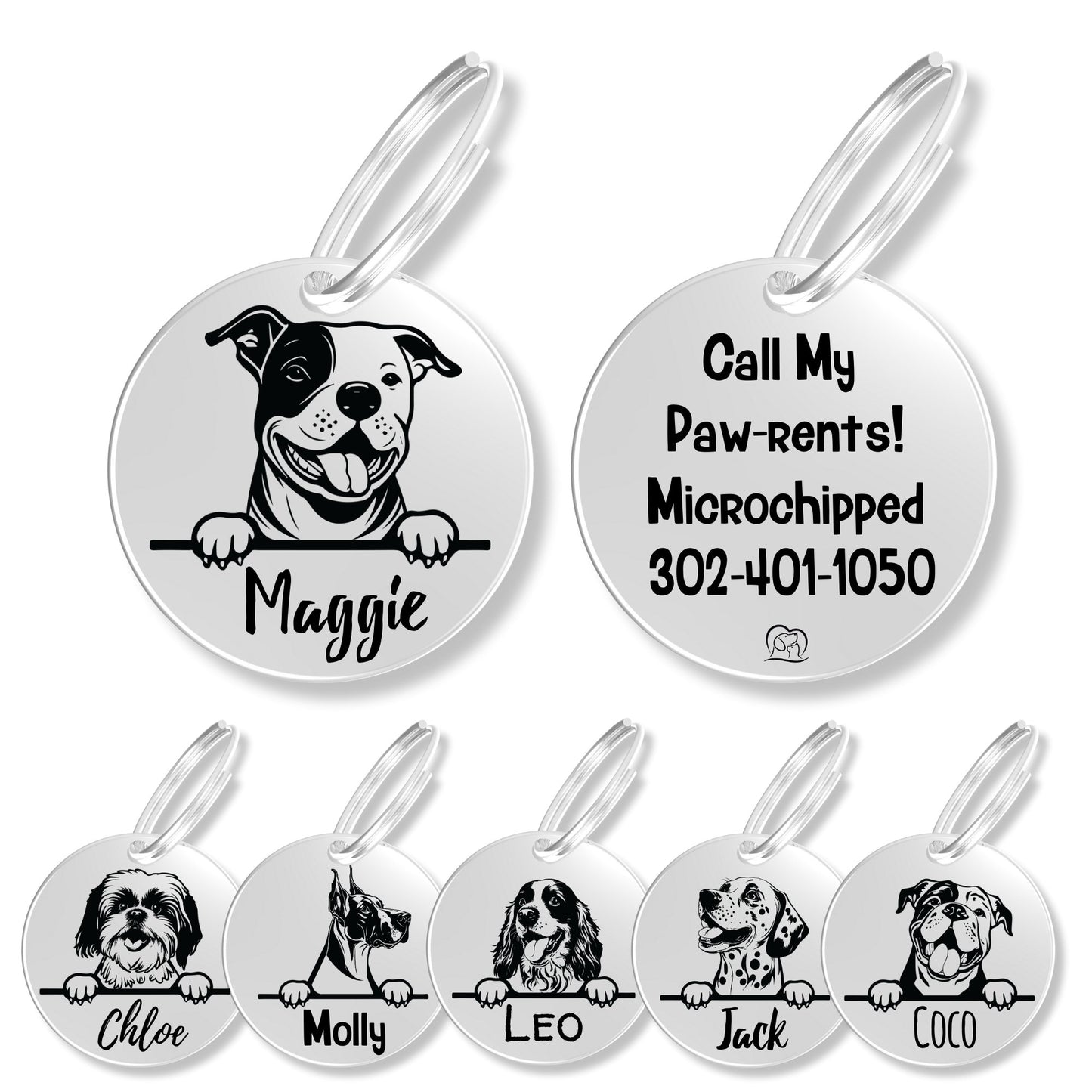 Breed Dog Tag - Personalized Breed Dog Tag (Staffordshire Bu)