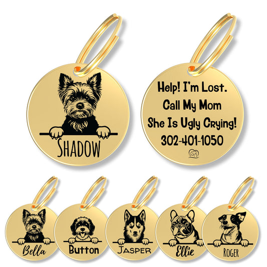 Breed Dog Tag - Personalized Breed Dog Tag (Yorkshire Terrie)