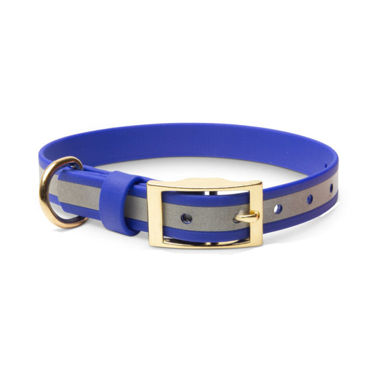 Collars - Blue Reflective Waterproof Dog Collar - Stylish and Smell Free (Pink, Reflective)
