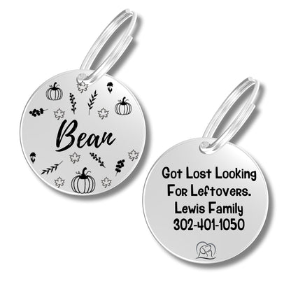 - Dog Christmas Tags (Pumpkin)