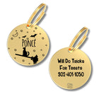 Personalized Salem Halloween Dog Tag