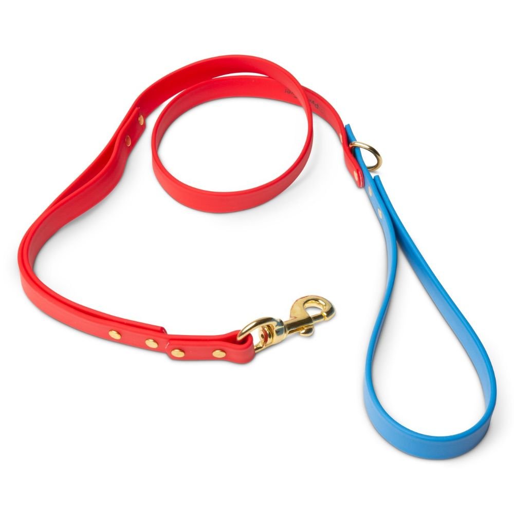 Leashes - Biothane Dog Leashes (Red/Blue)