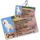 Florida Driver License Dog Tag with Your Pet's Photo