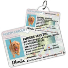 North Carolina Driver License Dog Tag with Your Pet's Photo