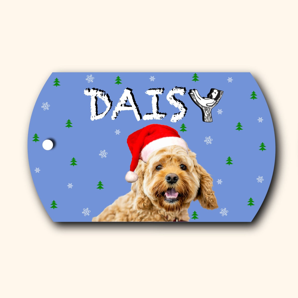 Photo Tag - Christmas Dog Tags with Photo